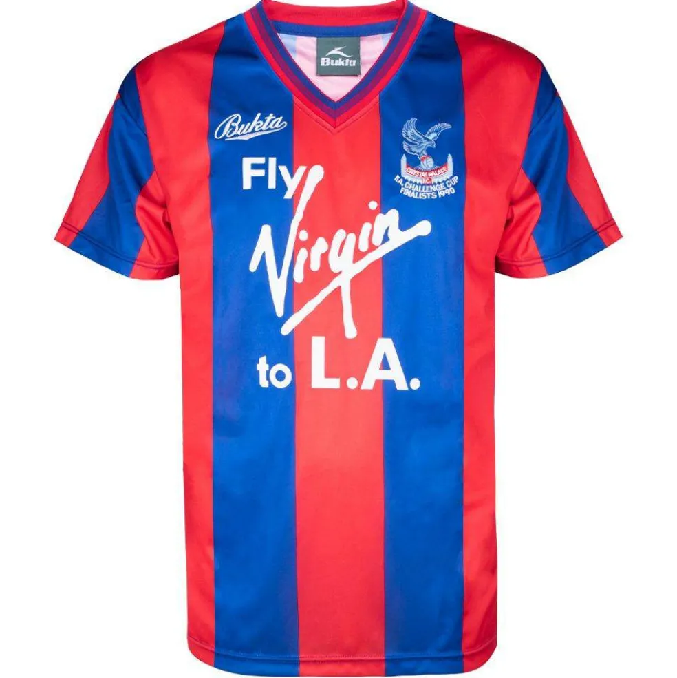 Mens Scoredraw Crystal Palace Retro Home Shirt 1990