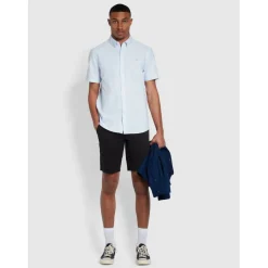 Men's Short-Sleeve Plain Shirt