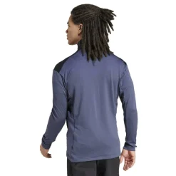 Men's Terrex Fleece Long Sleeve Slim Fit Performance Running Jacket