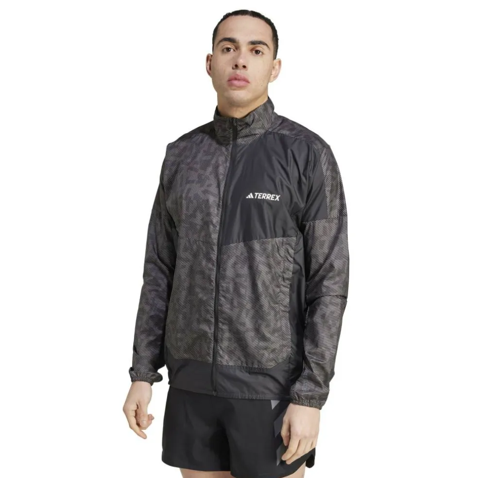Men's Terrex Trail Water-Resistant Wind Performance Running Jacket