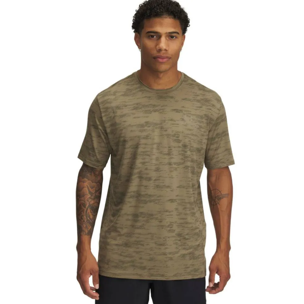 Men's Vanish Energy Printed Short-Sleeve Performance Gym Top