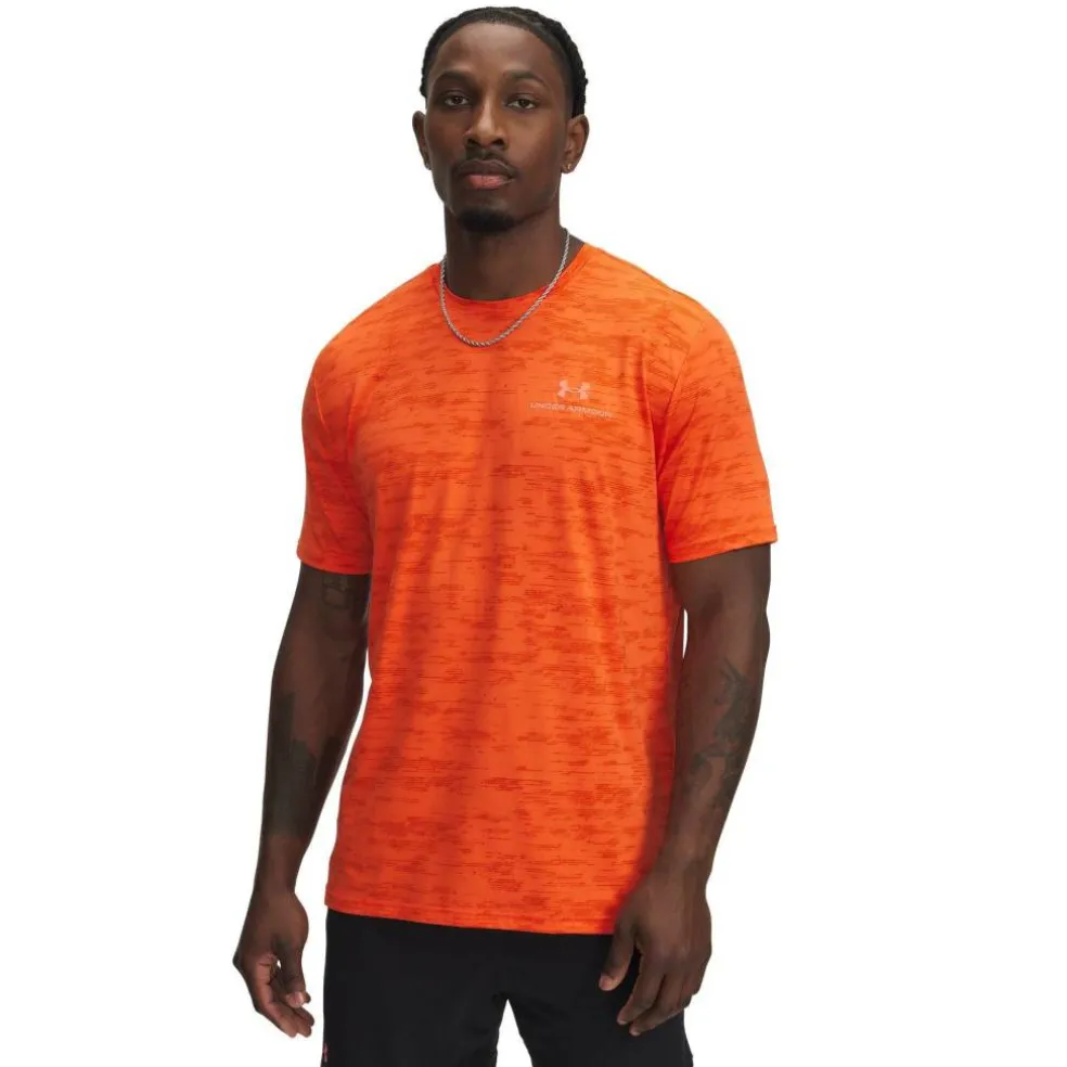 Men's Vanish Energy Printed Short-Sleeve Performance Gym Top