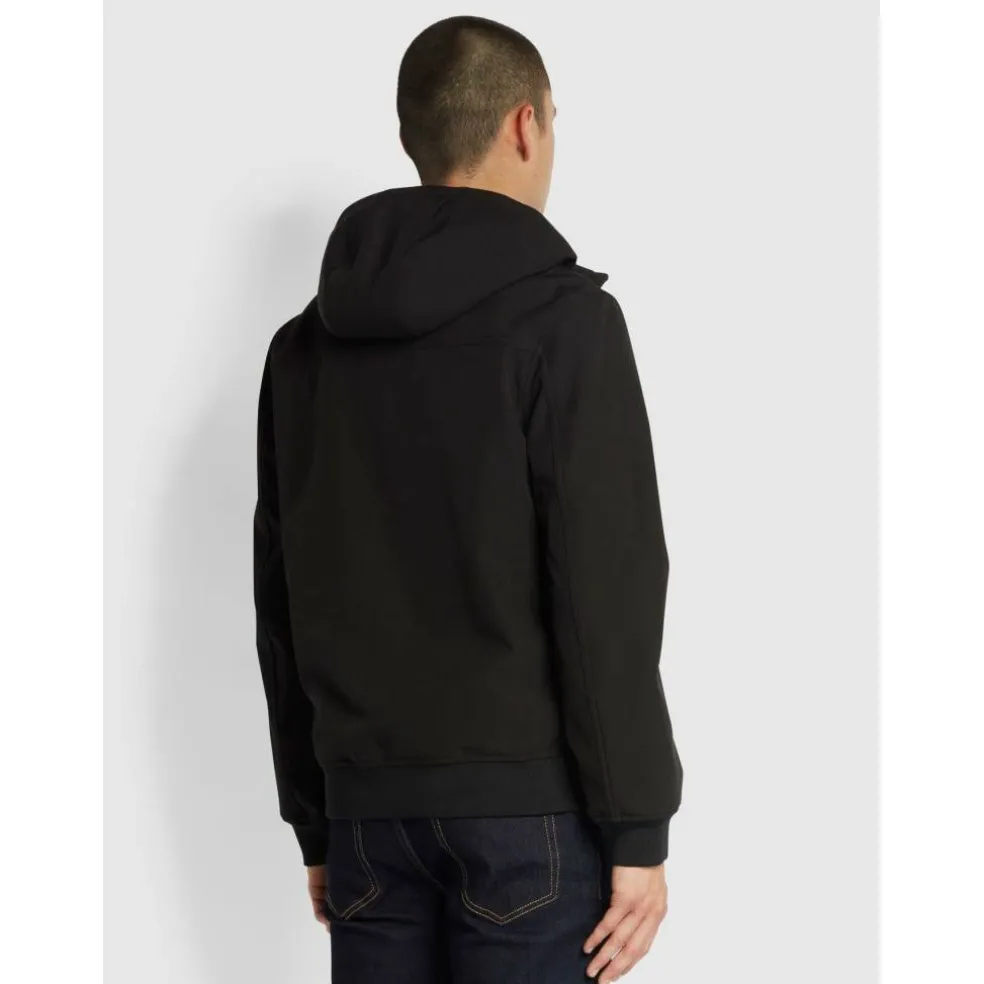 Men's Water-Resistant Wind Resistant Hooded Softshell Jacket