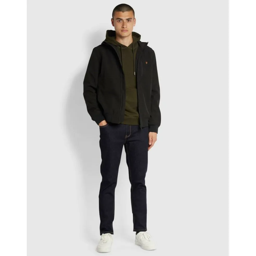 Men's Water-Resistant Wind Resistant Hooded Softshell Jacket