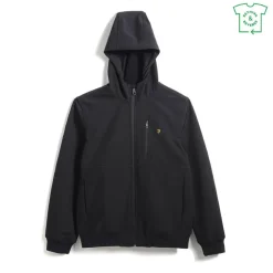 Men's Water-Resistant Wind Resistant Hooded Softshell Jacket
