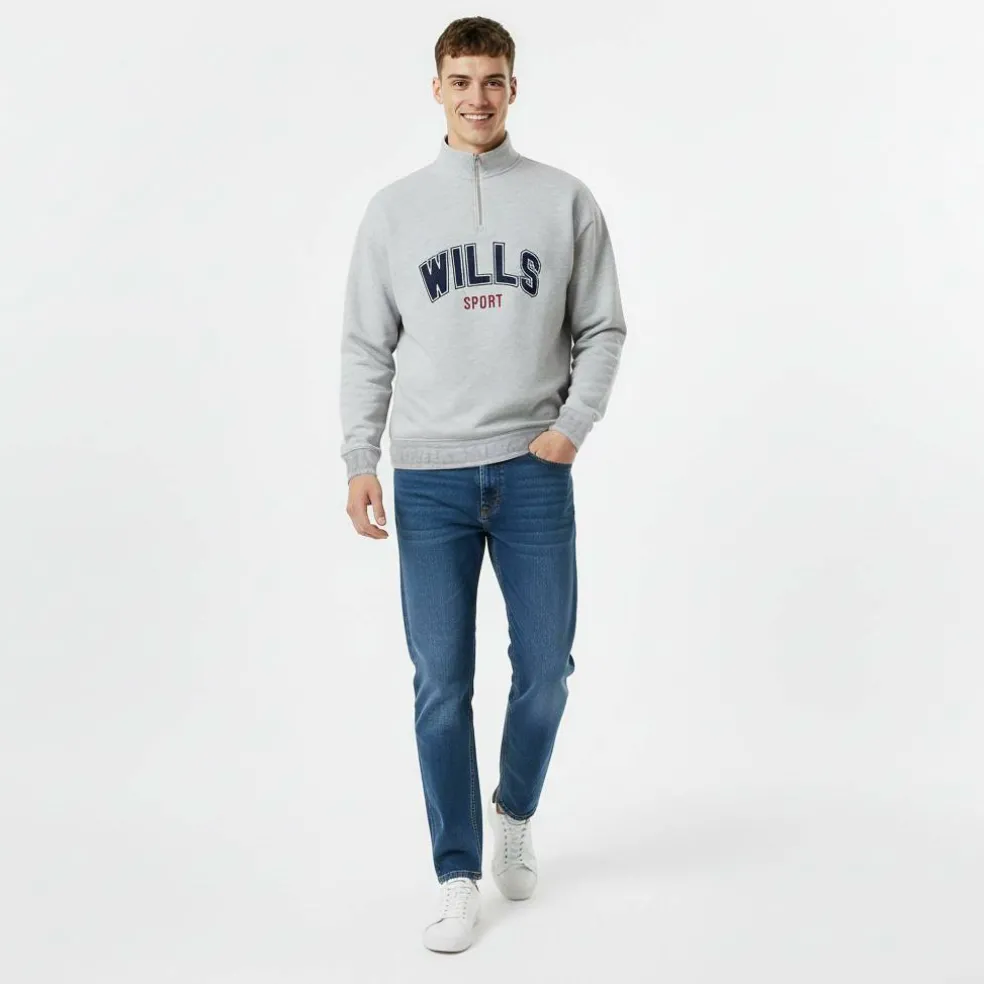 Men's 1/4 Zip Graphic Fleece