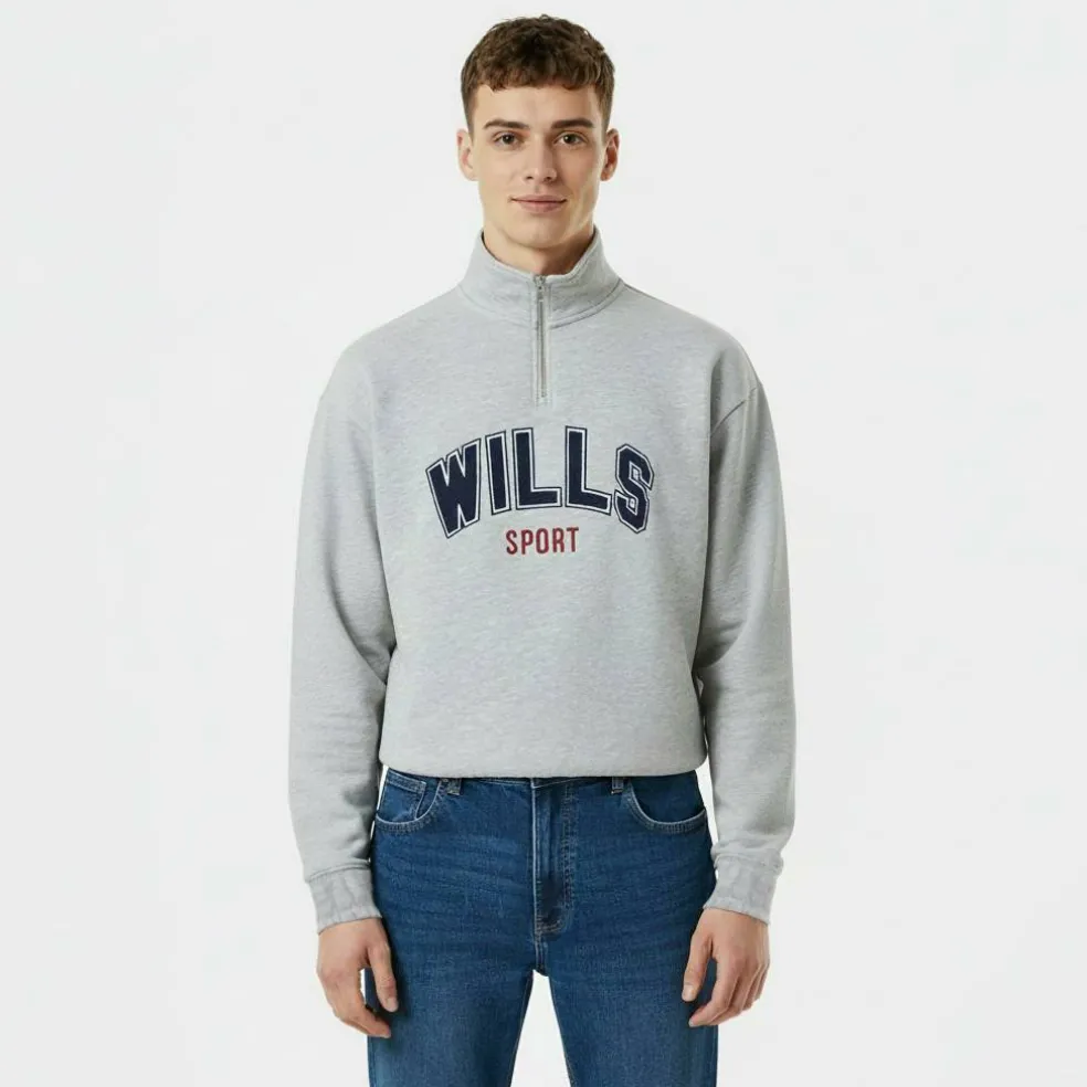 Men's 1/4 Zip Graphic Fleece
