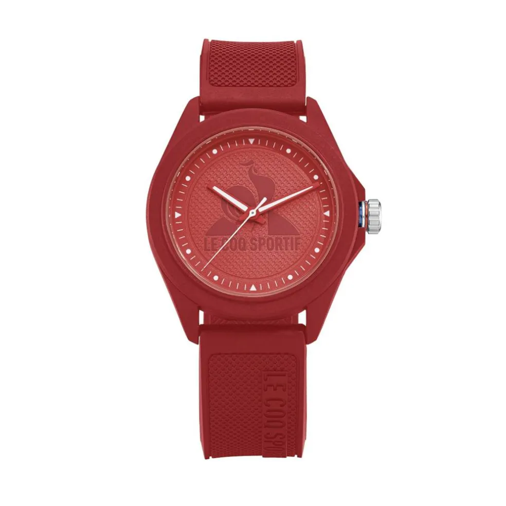 Monochrome Red Quartz 36mm Digital Watch
