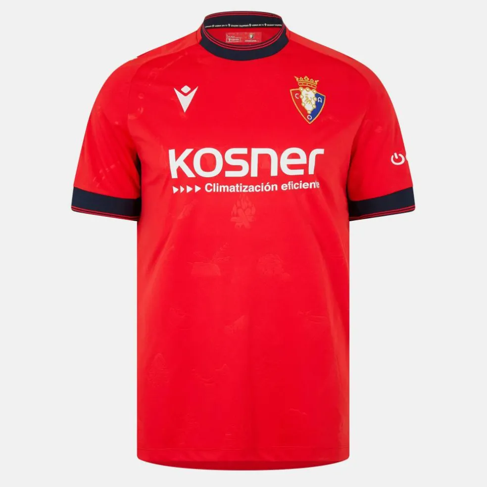 Osasuna Home Shirt 2024 2025 Adults