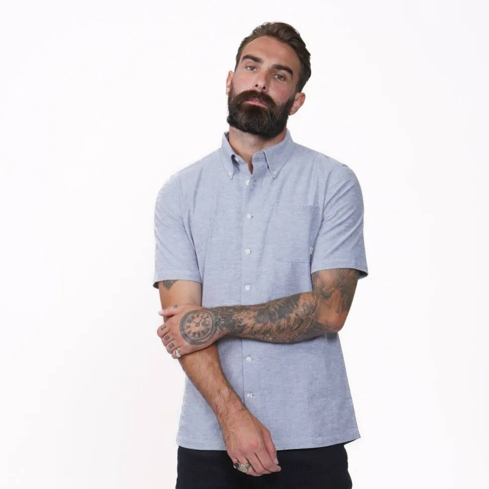 Oxford Short Sleeve Shirt Mens
