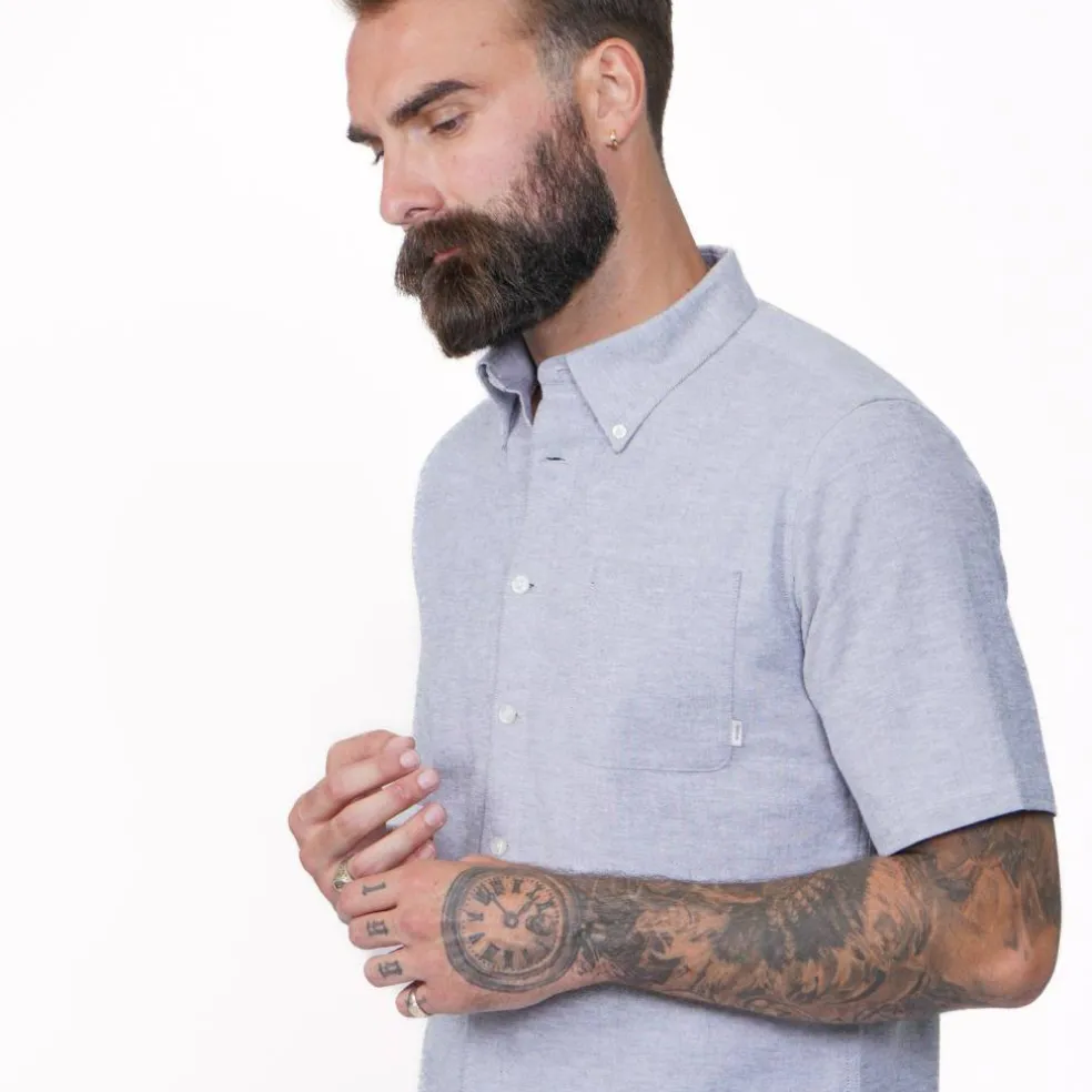 Oxford Short Sleeve Shirt Mens