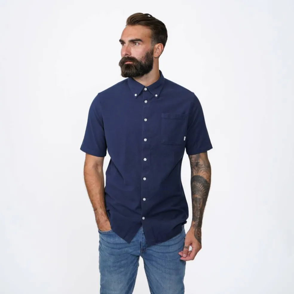 Oxford Short Sleeve Shirt Mens