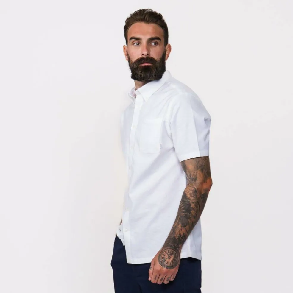 Oxford Short Sleeve Shirt Mens
