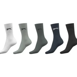 5 Pack Crew Socks Mens Size 7-11