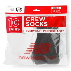 10 Pack Cushioned Crew Socks