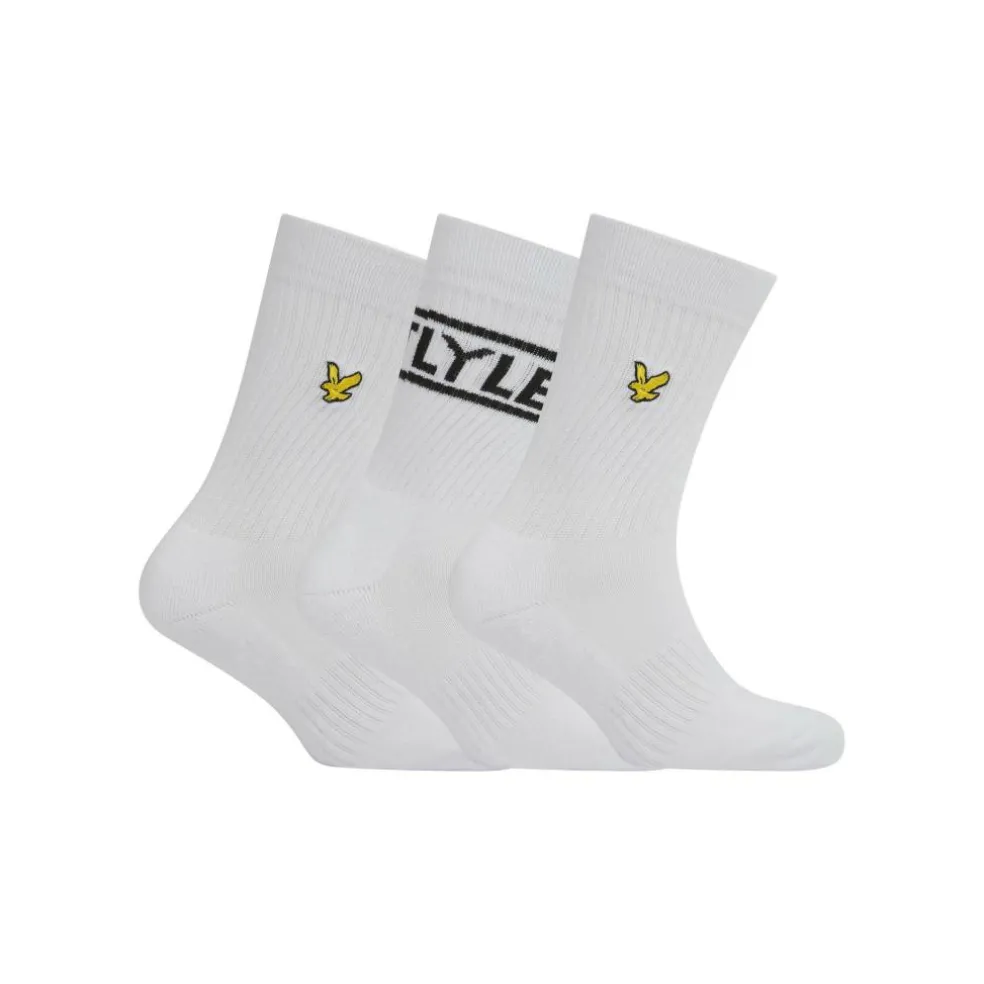 3-Pack Logo Socks