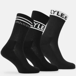 3-Pack Logo Socks