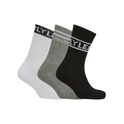 3-Pack Logo Socks