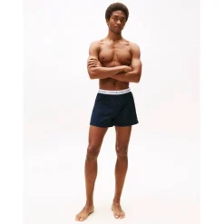 2 Pack Woven Boxer Shorts