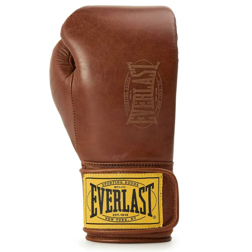 1910 Pro Leather Hook and Loop Boxing Gloves