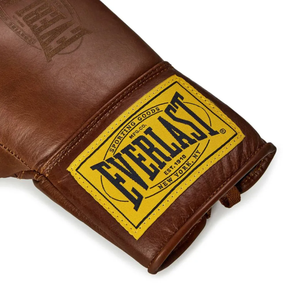 1910 Pro Leather Laced Boxing Gloves