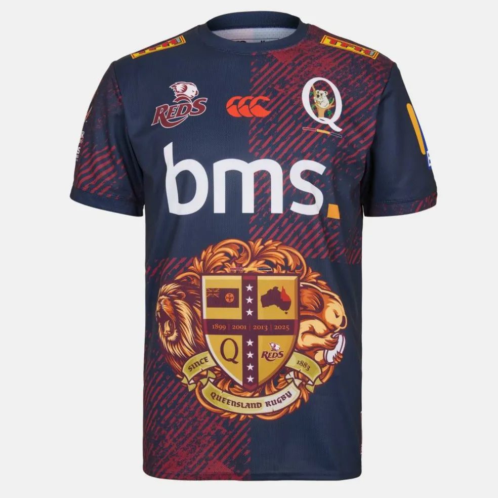 Queensland Reds Warm-Up T-Shirt 2025 Adults