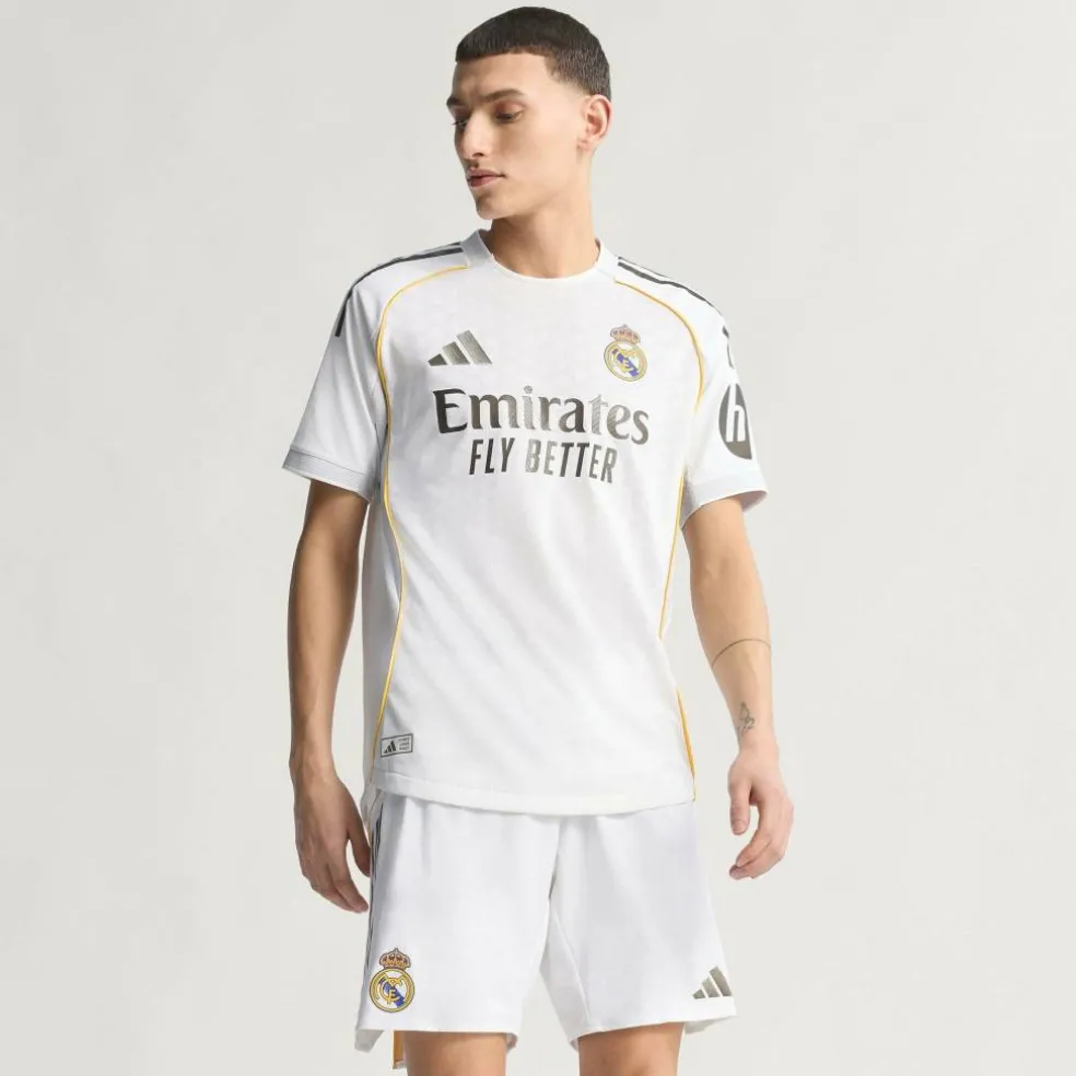 Real Madrid Authentic Home Shirt 2025 2026 Adults