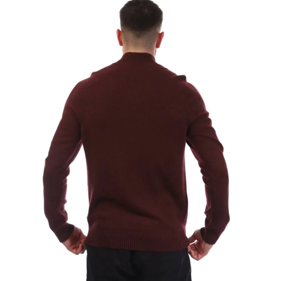 Saddle Sleeve Quarter Zip Jumper