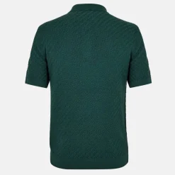 Short Sleeve Knit Polo Men