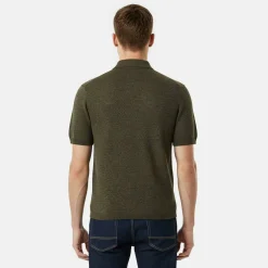 Short Sleeve Zip Knit Polo