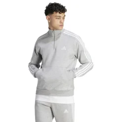 3 Stripe Zip Top Mens