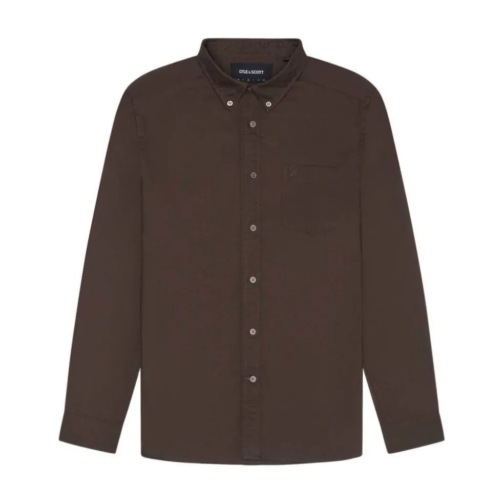 Tonal Eagle Plain Oxford Shirt