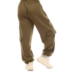 Unisex Adults Cargo Closed Hem Fleece Joggers