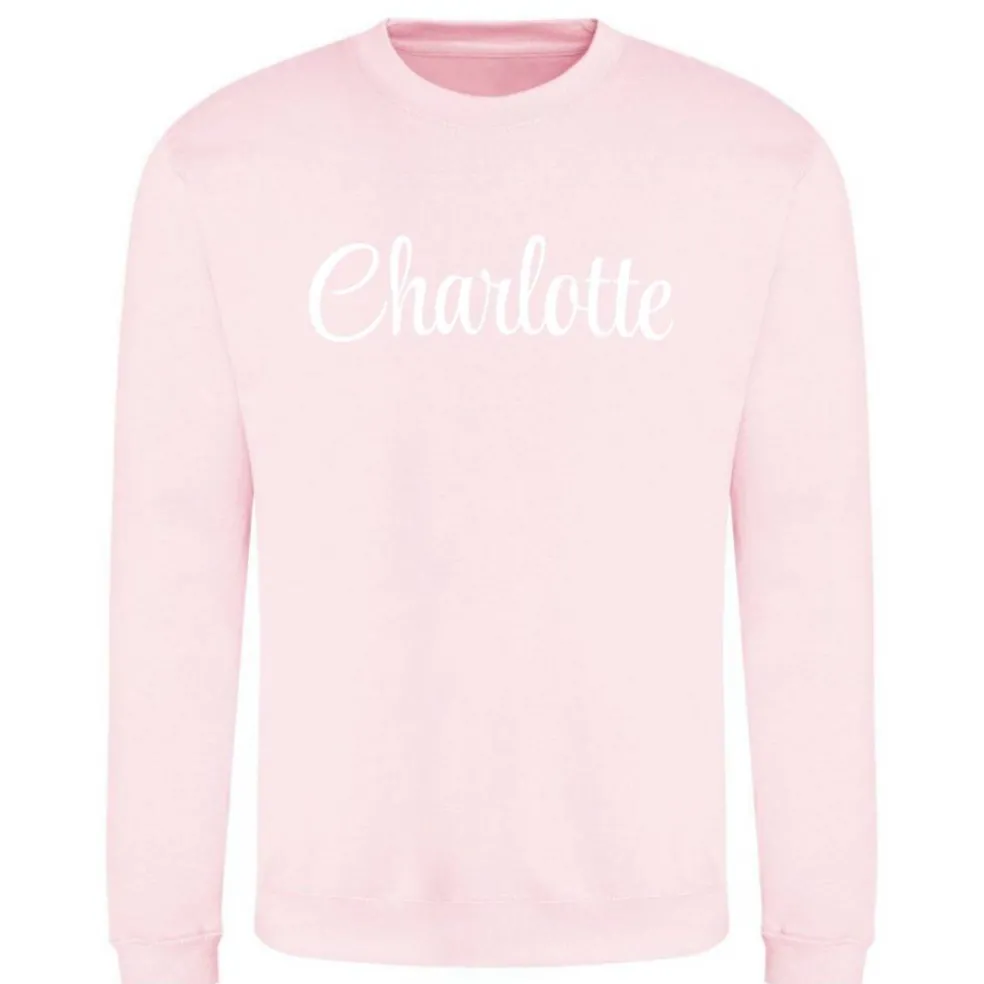 Unisex Adults Cotton Long Sleeve Crew Sweatshirt