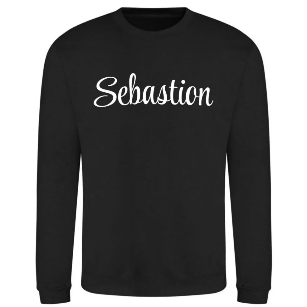 Unisex Adults Cotton Long Sleeve Crew Sweatshirt