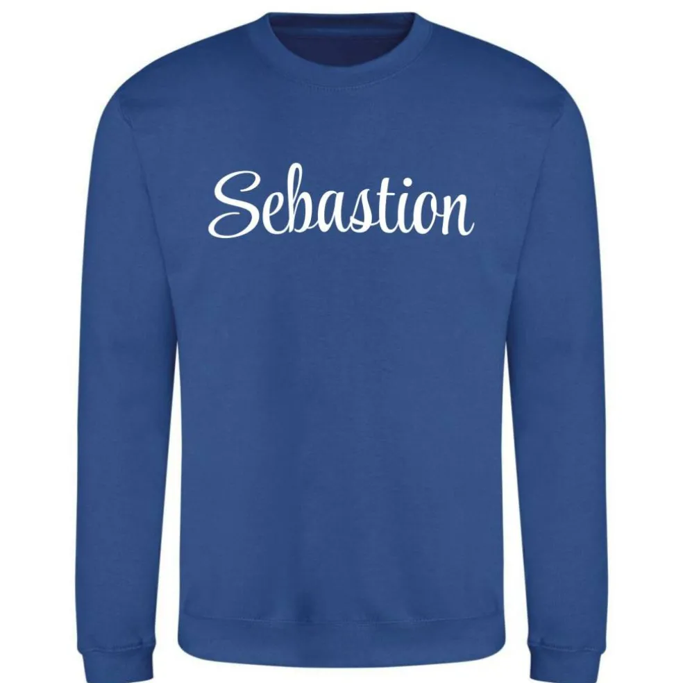 Unisex Adults Cotton Long Sleeve Crew Sweatshirt