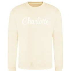 Unisex Adults Cotton Long Sleeve Crew Sweatshirt