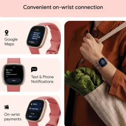 Versa 4 Fitness Smartwatch - Pink/Copper Rose