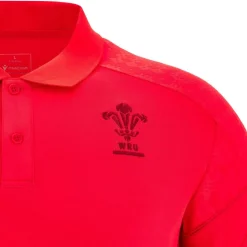 Wales Rugby Travel Polo Shirt 2025 Adults