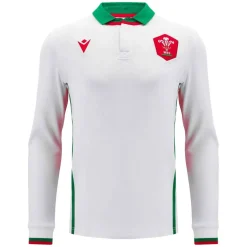 Welsh Rugby Union Long Sleeve Away Shirt 2024 Adults